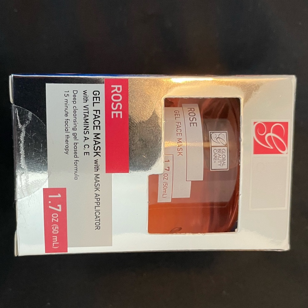 Rose clear face mask. Never opened.